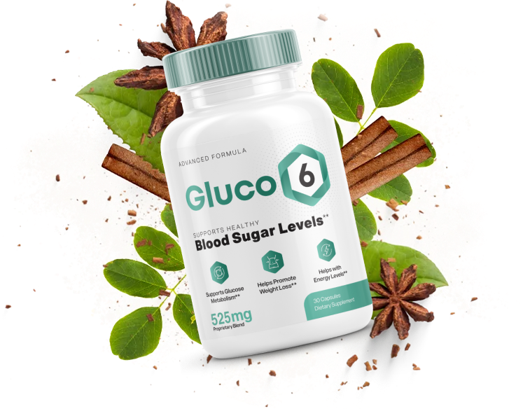 Gluco6 1 Bottle with ingredients